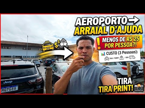 Como ir de Porto Seguro para Arraial d’Ajuda gastando SÓ R$ 23,40?! (Passo a Passo)