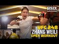 UFC 248: Zhang Weili Open Workout Highlights - MMA Fighting