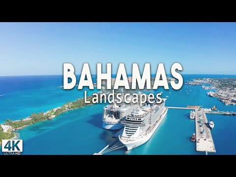Flying over Bahamas 4K UHD HDR - Relaxing Music Along With Beautiful Nature Videos ( Video Ultra HD)