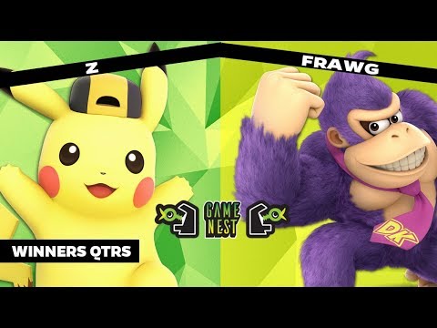 Game Nest Smash It Up: Z (Pikachu) vs Frawg (Donkey Kong/Cloud) - Winners Qtrs