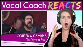 Vocal Coach reacts to Coheed and Cambria - The Running Free (Claudio Sanchez Live)