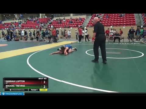 127 Lbs Cons. Round 3 - Hannah Lupton, OK Vs Brooke Trevino, TX B3c2