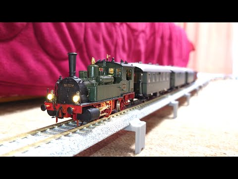 【HO】BR98.72 （Saksische IIIb T） Loco Model DCC Sound Branch Line Mixed Train