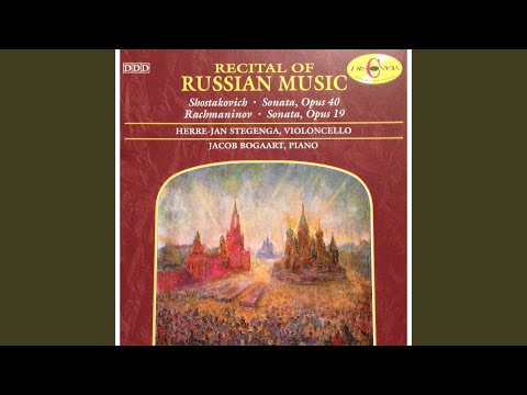 Rachmaninov Cello Sonata in G Minor, Op. 19: III. Andante