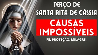 Terço de Santa Rita de Cássia para Causas Impossíveis