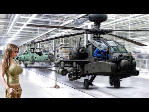 Apache Helicopter Factory – Building Apache Longbow AH-64 in the United States