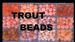 preview picture of video 'TROUT BEADS - artificial egg imitations'