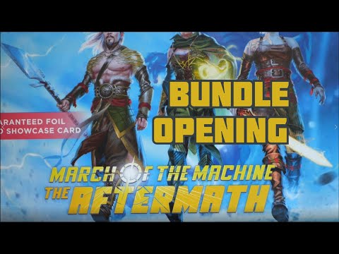 March of the Machine: Aftermath Bundle Opening #magicthegathering