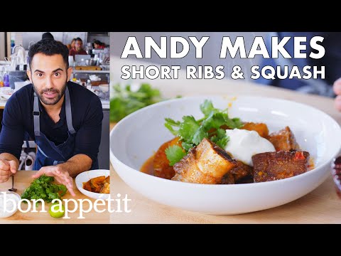 Andy Makes Braised Short Ribs with Squash | From the...