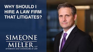 Why should I hire a law firm that litigates? video thumbnail