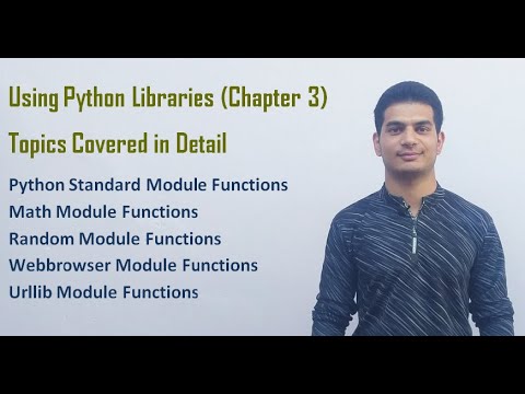 Using Python Libraries Class 12 Computer Science With Python Video 22