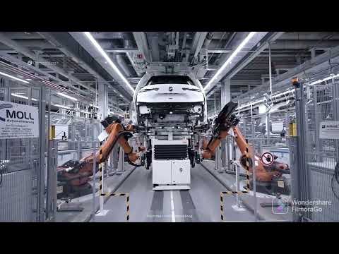 BMW iX 2022 Electric motor production.