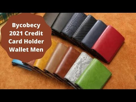 Bycobecy 2021 Credit Card Holder Wallet Men Unboxing