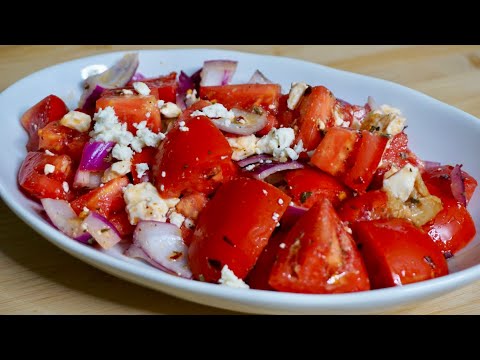 Hagan esta ensalada de tomate MUY ECONÓMICA Y SABROSA! Me encanta se hace muy rápido! 😍