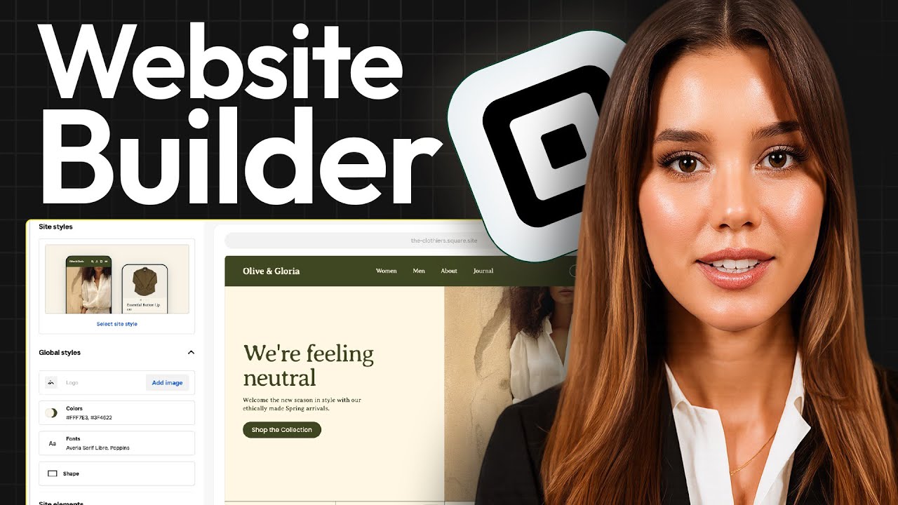 How to Use Square Website Builder (2025) | Quick & Easy Square Online Tutorial for Beginners