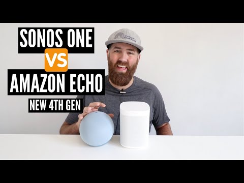 Sonos One vs Amazon Echo 4th Generation