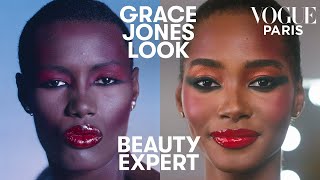 Grace Jones makeup: Charlotte Tilbury recreates her legendary look | Beauty Expert | Vogue Paris