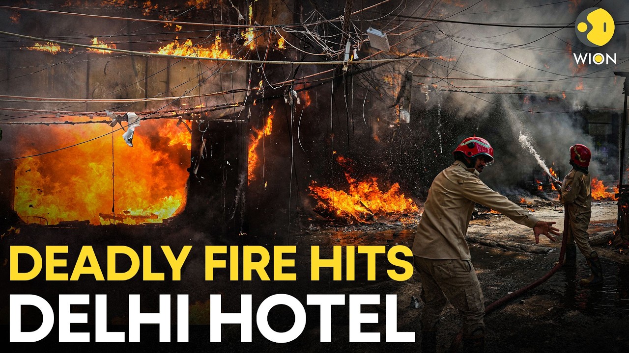 Delhi Malviya Nagar Fire LIVE: 21 Dead After Massive Blaze Tears Through Delhi Hotel | WION
