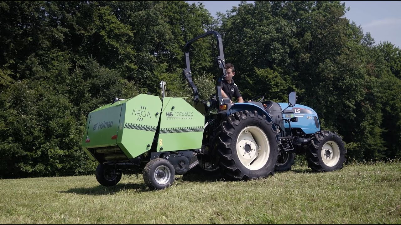Hofman ARGA mini körbálázó és ULCA benzinmotoros bálacsomagoló