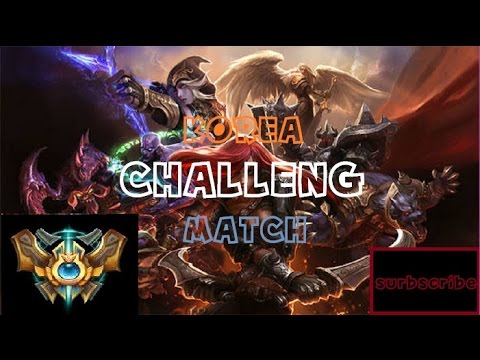 [lol]Korea Challenger Match League of Legends#29 Faker Azir