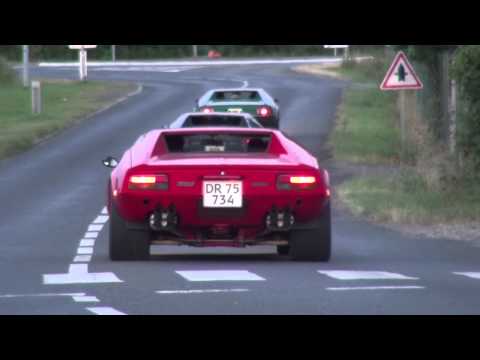 Thumbnail for 3 De Tomaso Pantera acceleration on road - Fantastic V8 by De Tomaso
