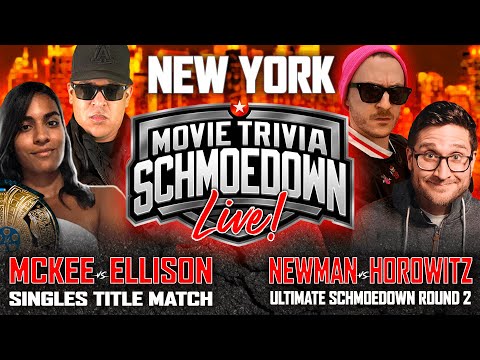Movie Trivia Championship!  McKee v Ellison + Josh Horowitz v Griffin Newman (Live from New York!)