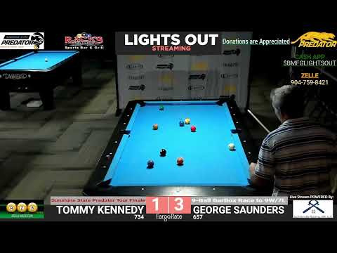 George Saunders vs Tommy Kennedy | 2023 Season Finale Open 9-Ball BarBox Championships @ Racks in FL