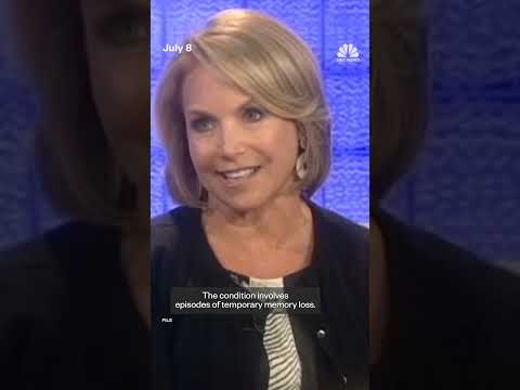 Katie Couric reveals temporary amnesia diagnosis