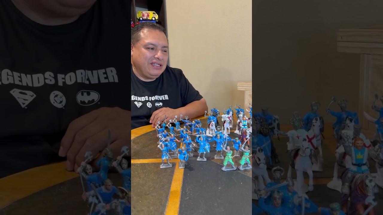 Una Colección de Caballeros Medievales! #toys #collection #notsponsored #medieval #fypシ゚viral #fyp