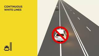 Continuous White Lines. -Get Streetwise RSC