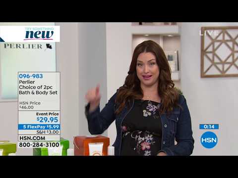 Perlier Arancello 2-teiliges Bade- und Körperset | HSN