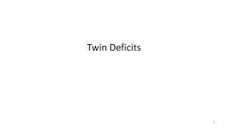 Twin Deficits Hypothesis