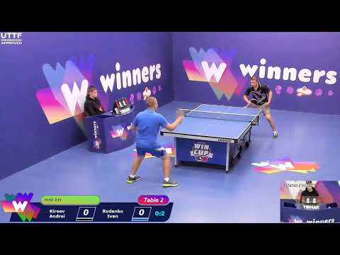 WINners CUP table 2  09.09 Kireev Andrei - Rudenko Ivan 16:30
