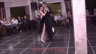 CECILIA LINDER y SILVIO LAVIA Bailando la Milonga NO HAY TIERRA COMO LA MIA en FLOREAL MILONGA