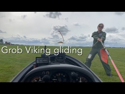 Grob Viking glider winch Launch and Landing - Lil’ Rogue Gliding!