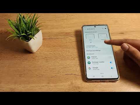How to Enable App's Notification in Samsung galaxy M53 5G phone, app notification setting