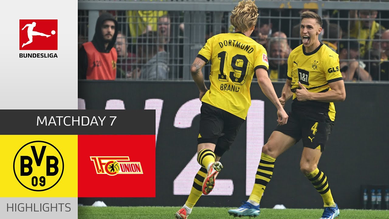 Borussia Dortmund vs FC Union Berlin highlights