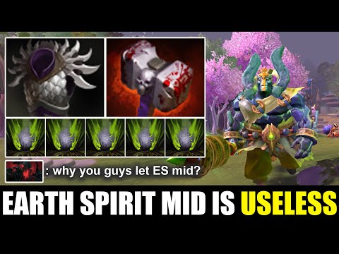 Earth Spirit Show His Skills!! How to Play Unbeatable Earth Spirit Mid | Dota 2