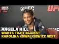 Angela Hill Calls Out Karolina Kowalkiewicz After UFC San Diego Win | MMA Fighting