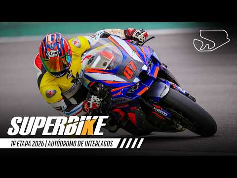 AO VIVO 1ª Etapa - SuperBike 2026 - Autódromo de Interlagos