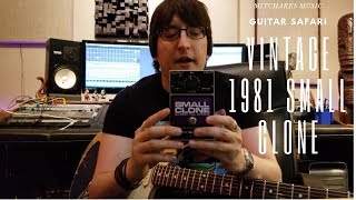 Video thumbnail for Guitar Safari: Vintage 1981 Electro-Harmonix Small Clone! by Mitchakes Music