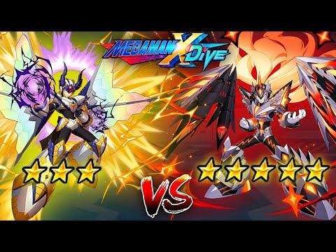 Shagaru Armor X 3* Vs Crimson Valstrax Zero 5* - Mega Man X DiVE (2 Monsters Collide🔥) | X Vs Zero