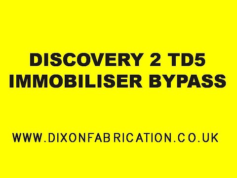 discovery 2 alarm immobiliser bypass box fitted how to