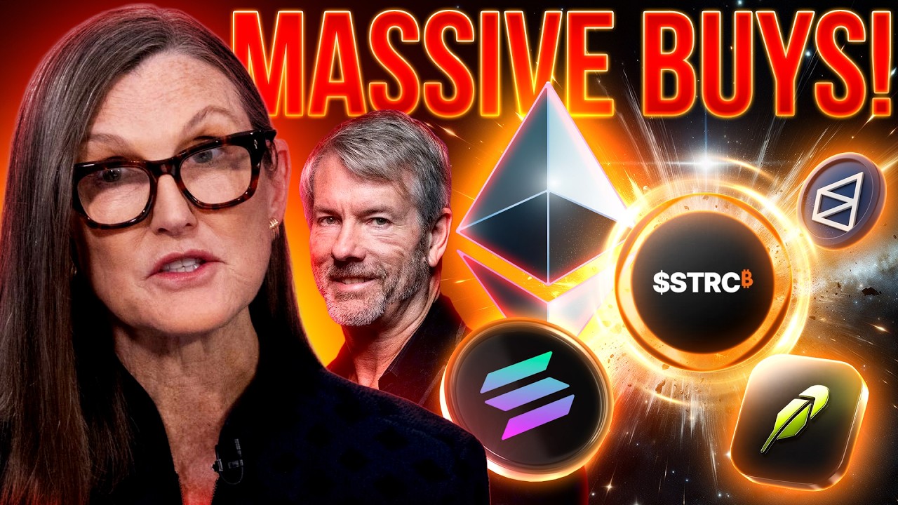Cathie Wood Loads Up🚨Michael Saylor's "Crypto Reactor" Pumping Altcoins!?🔥