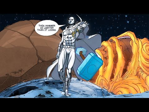 Moon Knight Bullies Thor With Mjolnir