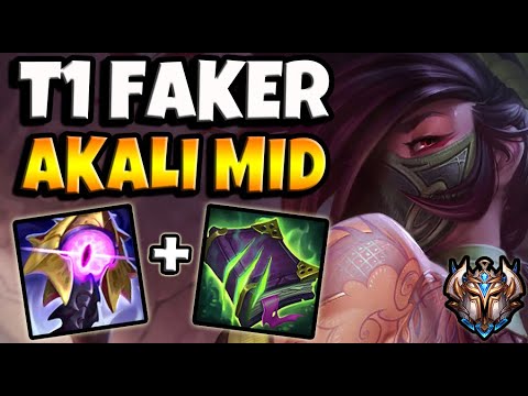 T1 Faker AKALI vs SYLAS [ MID ] Patch 11.10 Ranked Korea ✅