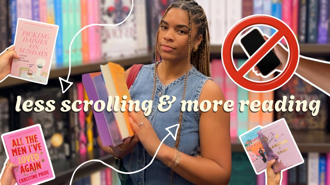how to find books that are ACTUALLY worth your time & get OFF your phone + book shopping at barnes