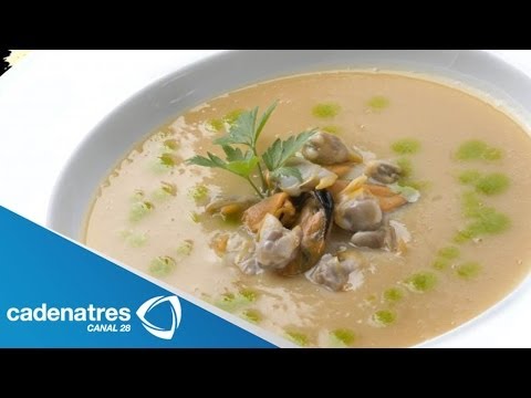 Receta para preparar sopa de frijol blanco con chorizo. Sopa de frijol / Comidas mexicanas