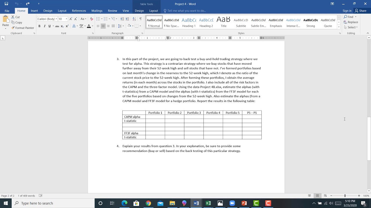 Module 4 Project 4 Explanation