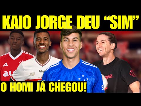 FLAMENGO FERROU O CRUZEIRO: KAIO JORGE DIZ "SIM" AO MENGÃO! REFORÇO JÁ CHEGOU!